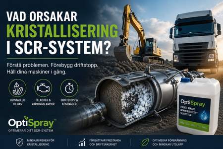 Vad orsakar kristallisering i SCR-system?